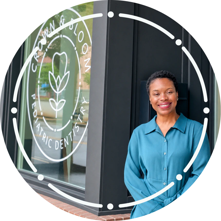 Mobile_Home_Say_Hi Dr. Loliya Stewart in Atlanta GA at Crown & Bloom Pediatric Dentistry